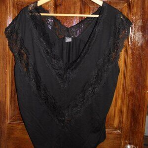 Sleeveless Black Top
